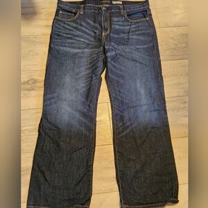 Aeropostale Relaxed Dark Wash Denim Jeans Men's 38/32